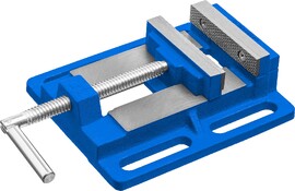 ЗУБР 100 мм, станочные сверлильные тиски, Профессионал (32721) — Фото 1