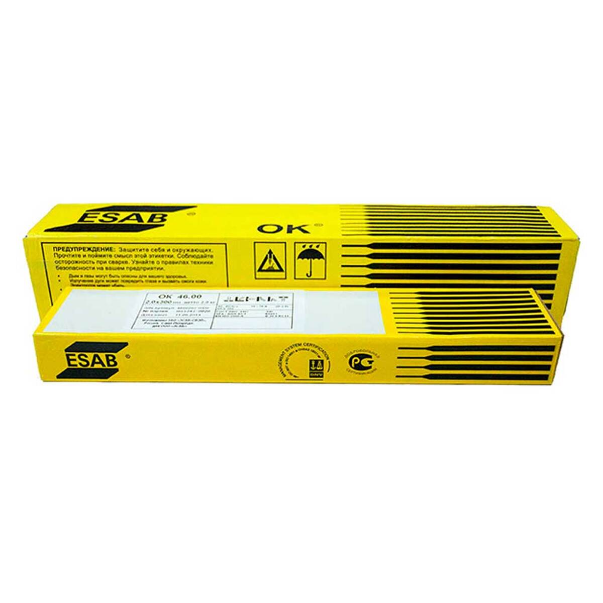 Электроды ESAB OK 46.00 2.5мм 1кг — Фото 1